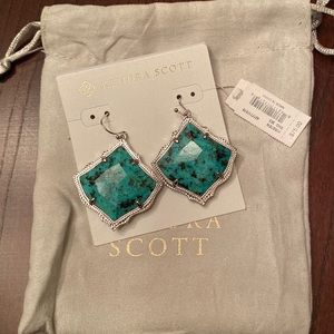 Kendra Scott Kirsten earrings Rhodium